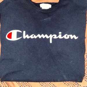 Black Champion Tee
